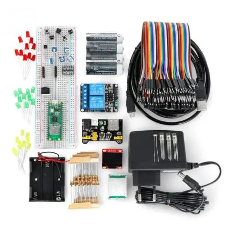 Raspberry Pi pico w innhold tilbehor