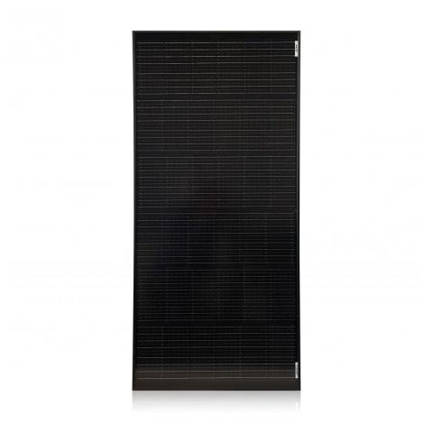Solcellepanel 130w monokrystallinsk svart ramme