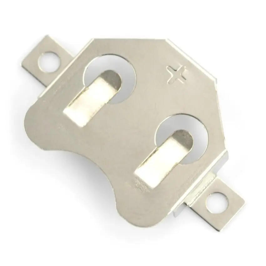 Lanko 20 Supporti SMD Per Batteria CR2032 – Alloggiamento A Pulsante, Plastica E Metallo, Dimensioni 24x15x5mm, Diametro Interno 20mm
