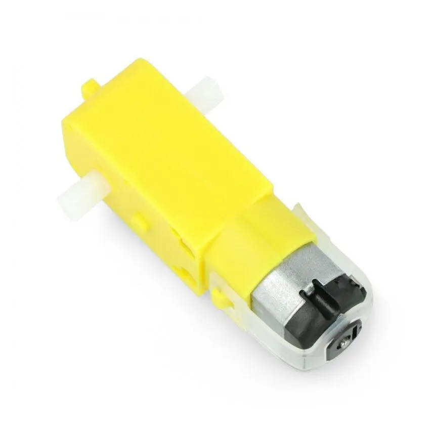 DC-motor med 1:48 girkasse og dobbelsidig aksel, 3-6V – visning 1