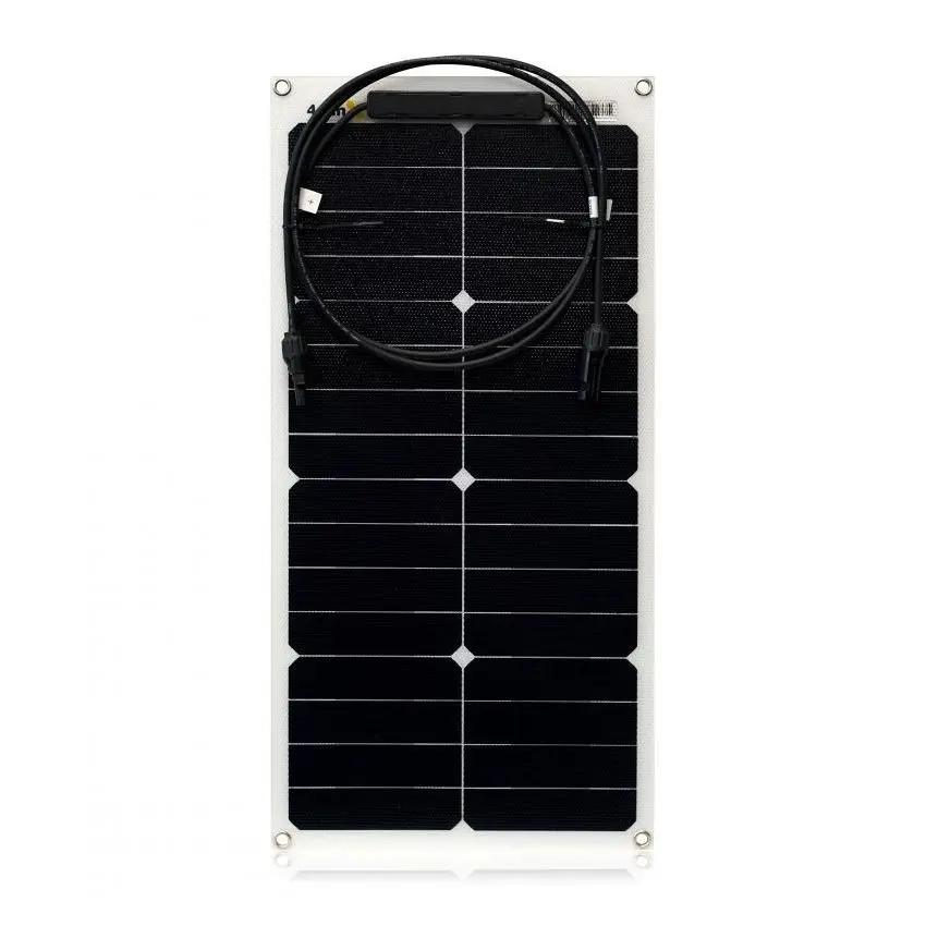 Fleksibelt solcellepanel 30w etfe mc4