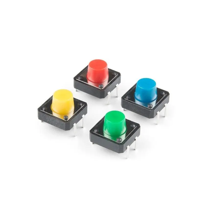 Mikrobryter fargede knapper sparkfun