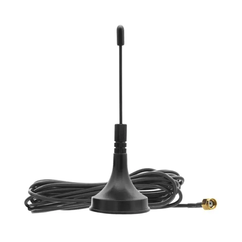 WiFi-antenne med RP-SMA-kontakt og magnetisk fot, 3m kabel – visning 1