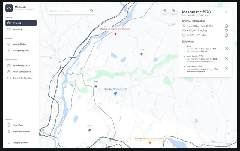 Meshtastic App og software - SenseCAP Indicator