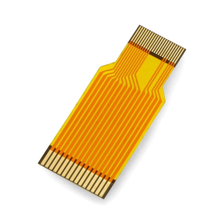 CSI-kameraadapter til Raspberry Pi Zero med synlige kontaktflater i vinkel
