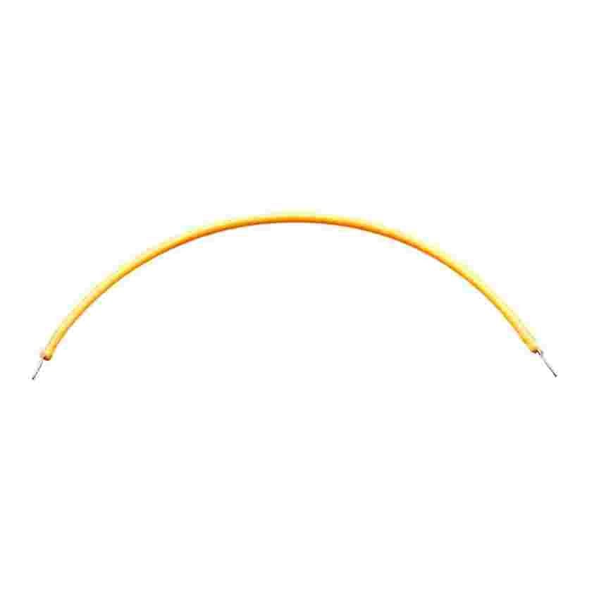 Fleksibelt LED-filament med synlige ledningstilkoblinger i begge ender