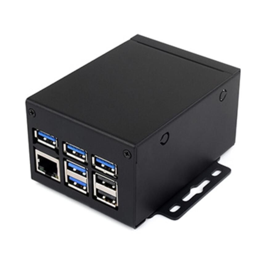 Raspberry Pi 5 metallkabinett din skinne