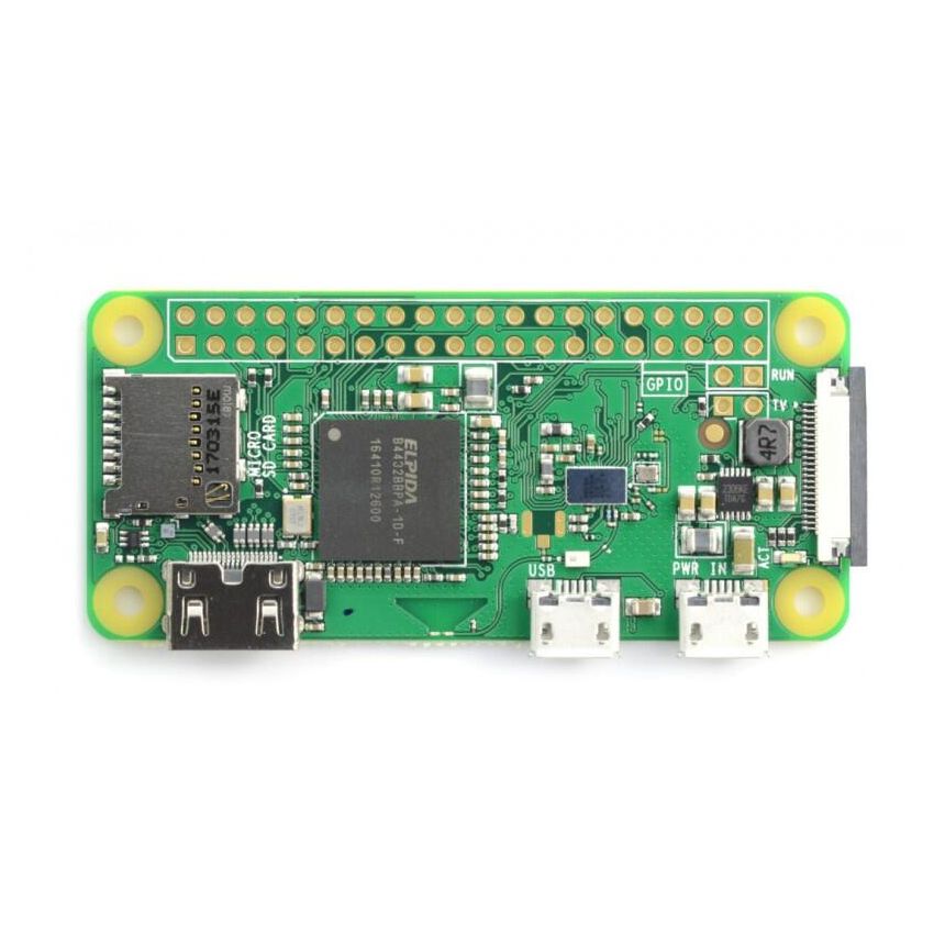 Raspberry Pi Zero W kort med 512 MB RAM