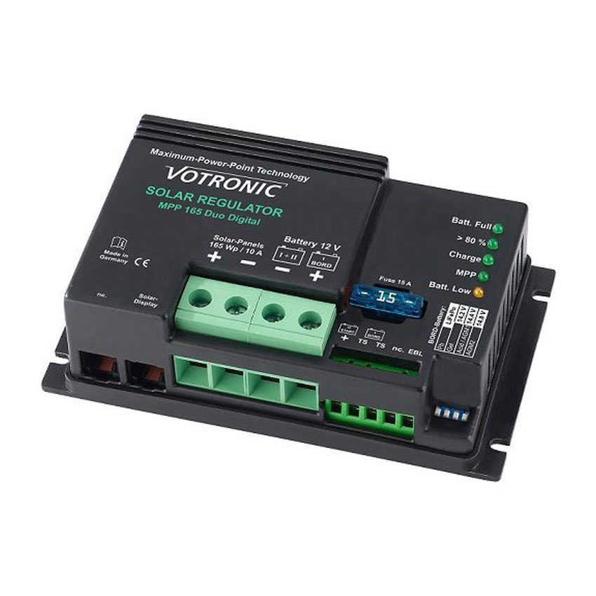 Votronic MPPT-laderegulator 12V 165W for bobil, campingvogn og båt – visning 1