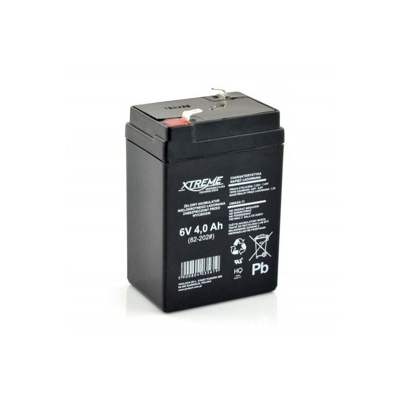 Gelbatteri 6V 4Ah – kompakt og driftssikkert