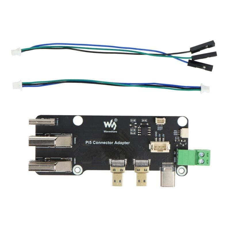 MicroHDMI til HDMI-adapterkort for Raspberry Pi 5 og 4B