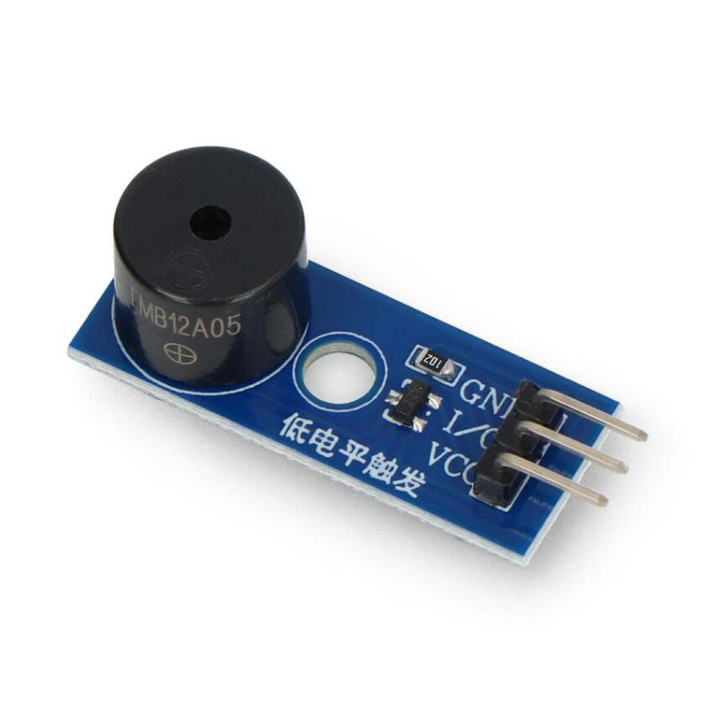Aktiv buzzer-modul med generator, 3,3-5,5 V, LOW-styring
