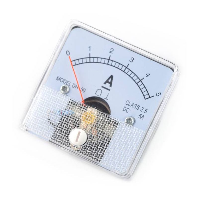 Analogt amperemeter 5A, kompakt og presis måling av ampére