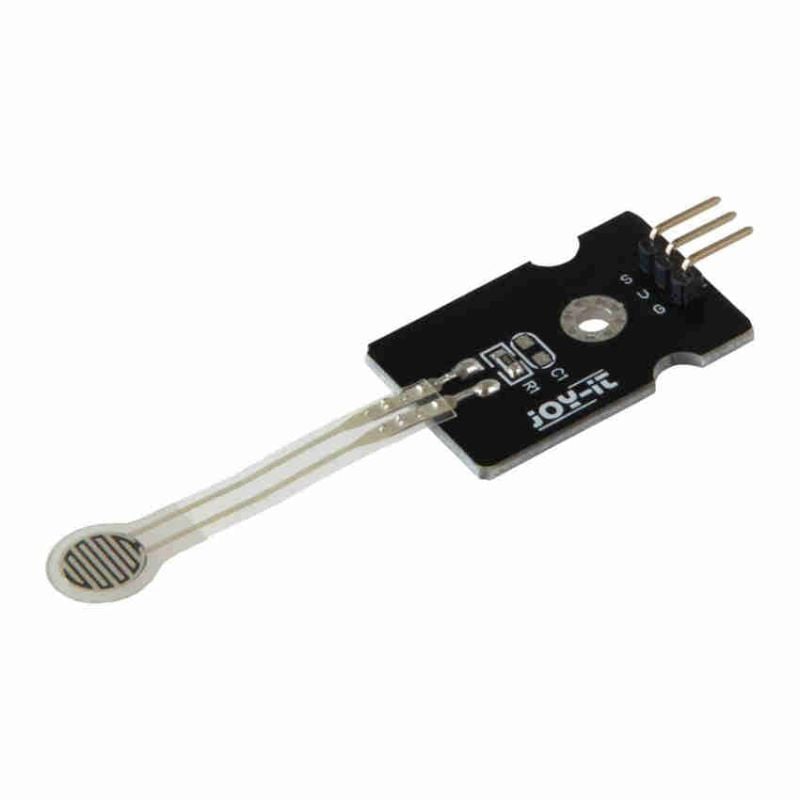 Analog trykksensor med rund måleflate og trepinners tilkobling