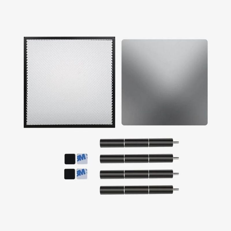 Arbeidsbord for graveringsmaskiner 300x300mm, Falcon, Honeycomb