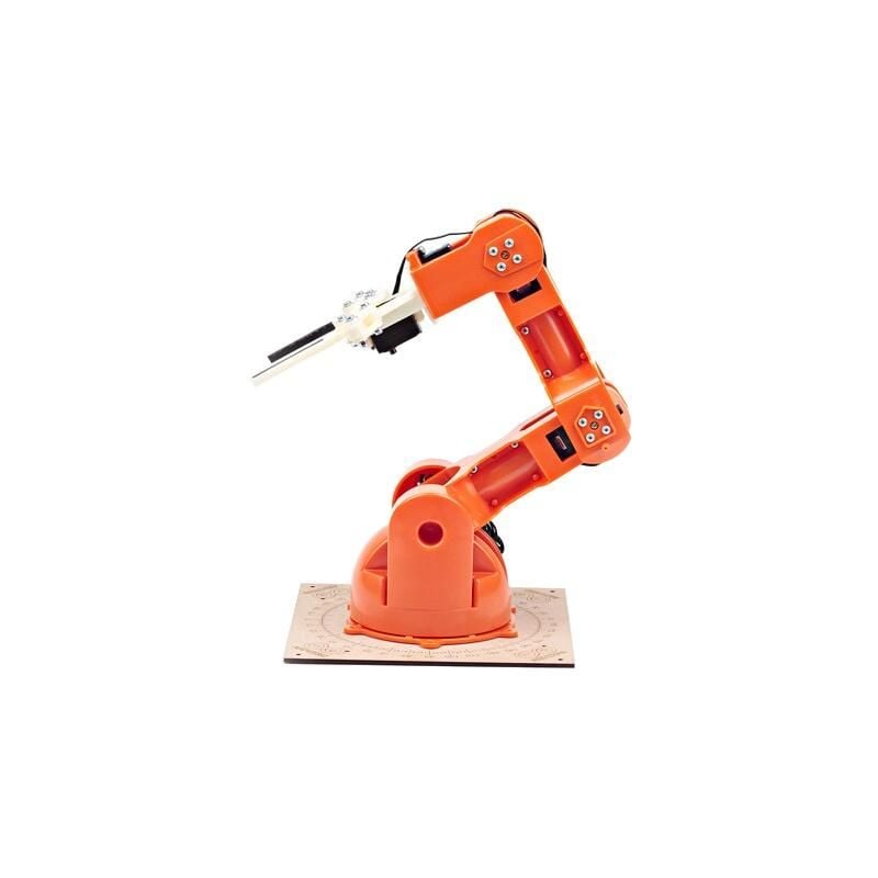 Robotarm Arduino Braccio TinkerKit med 6 servomotorer, kontroller og strømforsyning