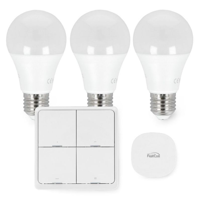 Broadlink BLE - Smarthjem startpakke - pære, bryter og minihub