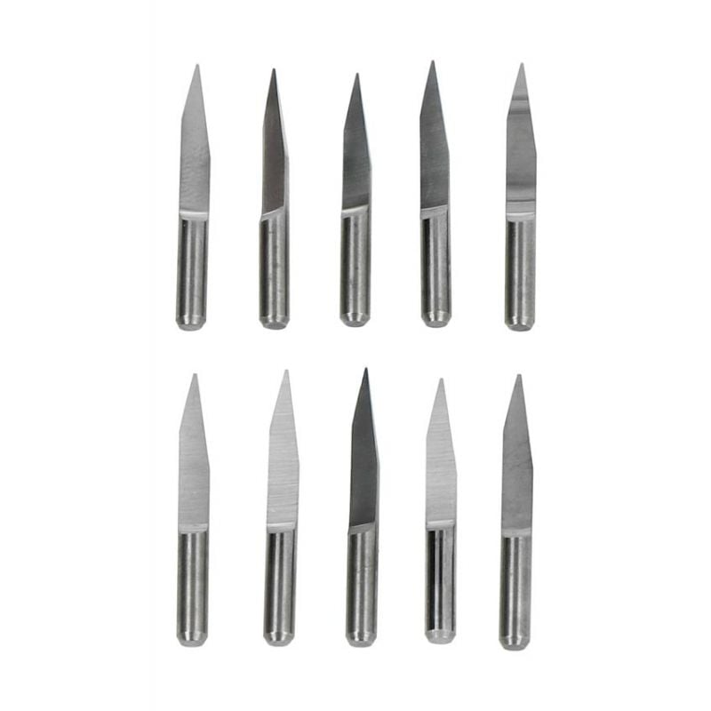 20° V-type CNC-fresespiss - 0,5 mm, 10 stk