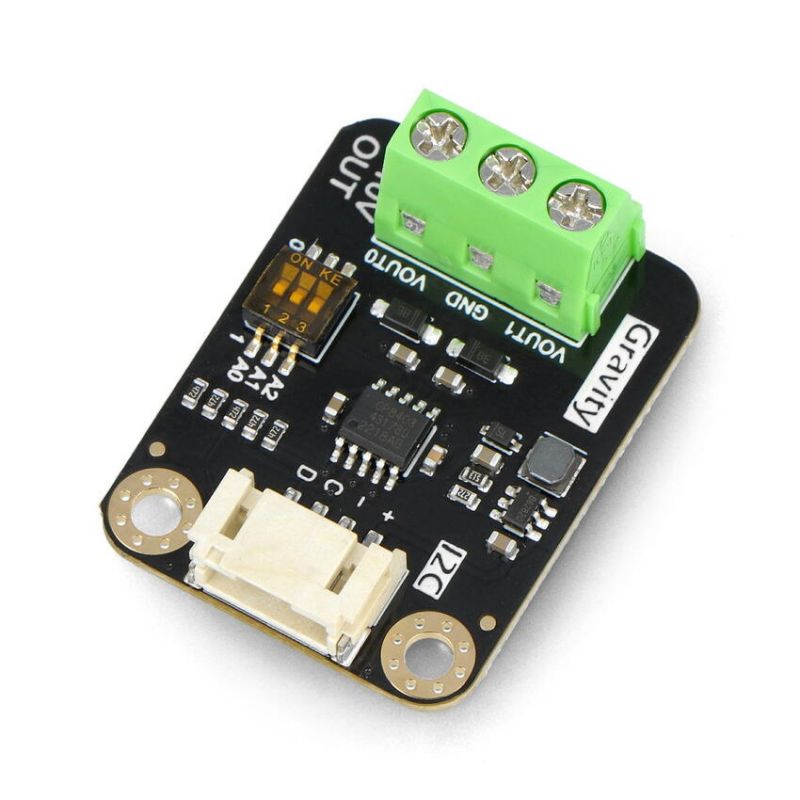 DAC-modul 0-10V 2-kanals I2C – industriell analog spenningsstyring