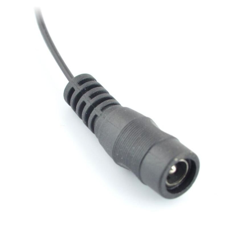 DC-kontakt 5,5 × 2,1 mm med 50 cm kabel, strøm