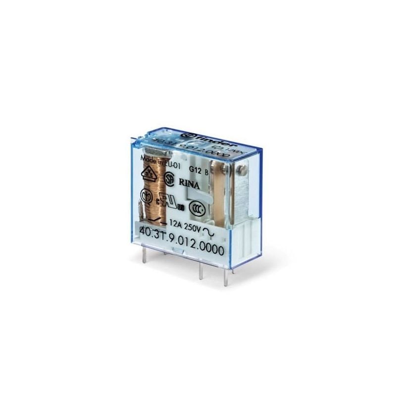 Elektromekanisk relé 24 V DC, 2 x DPDT, 8A, Finder 40-serie