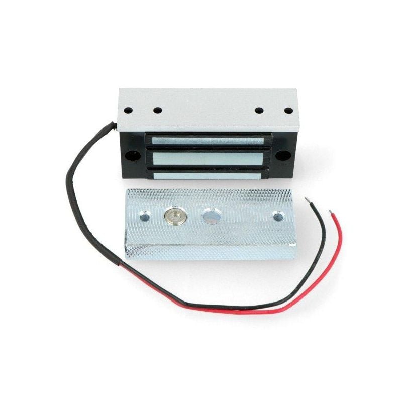 Elektrisk dørmagnet, 64kg kraft, 12V / 2,7W - Magnetlås