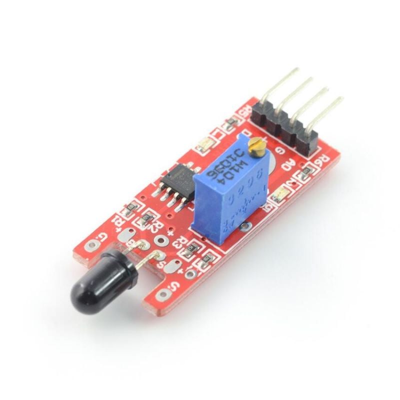 Flammesensor 760–1100 nm, IR-detektor med analog og digital utgang