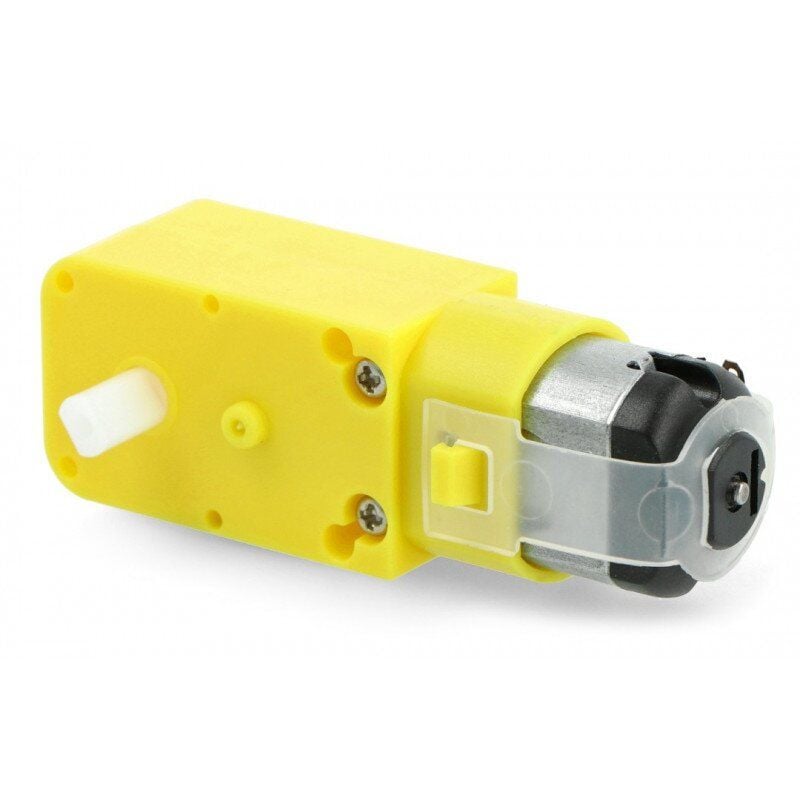 DC-motor med 1:48 girkasse og dobbelsidig aksel, 3-6V
