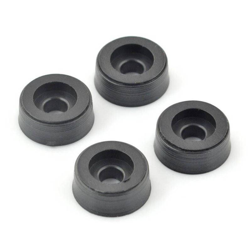 Føtter til plastkabinett - 13mm plast - 4 stk