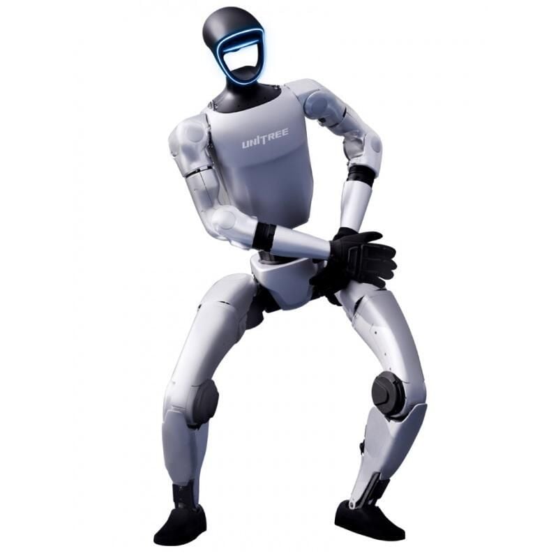 Humanoid robot Unitree G1, 23 frihetsgrader, AI-integrasjon, LiDAR og dybdekamera