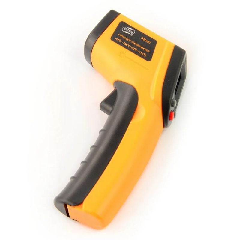 Infrarødt termometer med laser, måleområde -50°C til 380°C, pyrometer