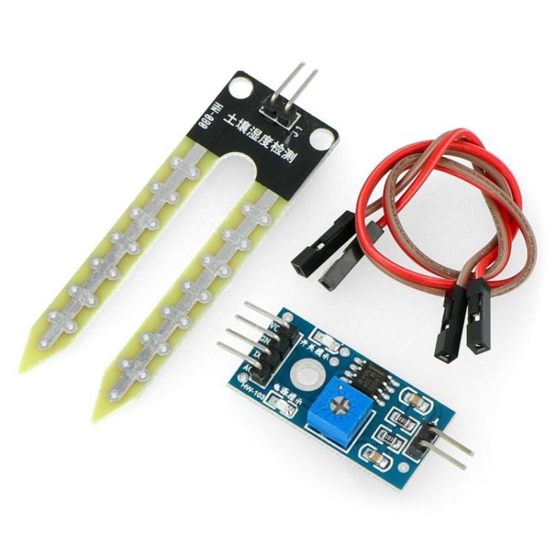 Jordfuktighetssensor - kompatibel med Raspberry Pi og Arduino