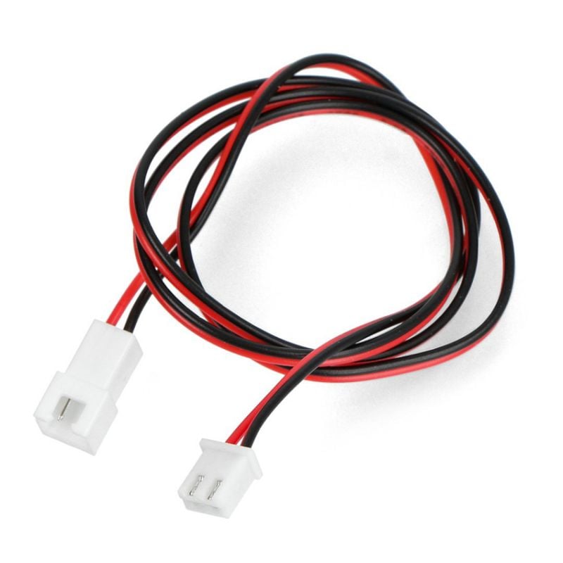 JST-XH tilkoblingskabel - stikkontakt + plugg - 2,5 mm raster - 50 cm 