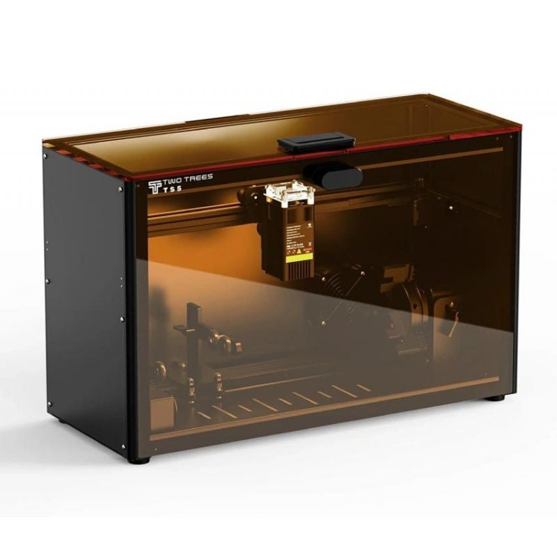 Two Trees TS5 lasergraveringsmaskin 7W for flate og runde objekter