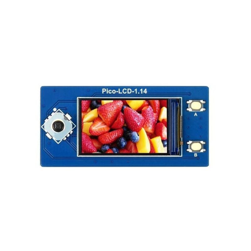 LCD IPS-skjerm 1,14” 240x135 SPI for Raspberry Pi Pico