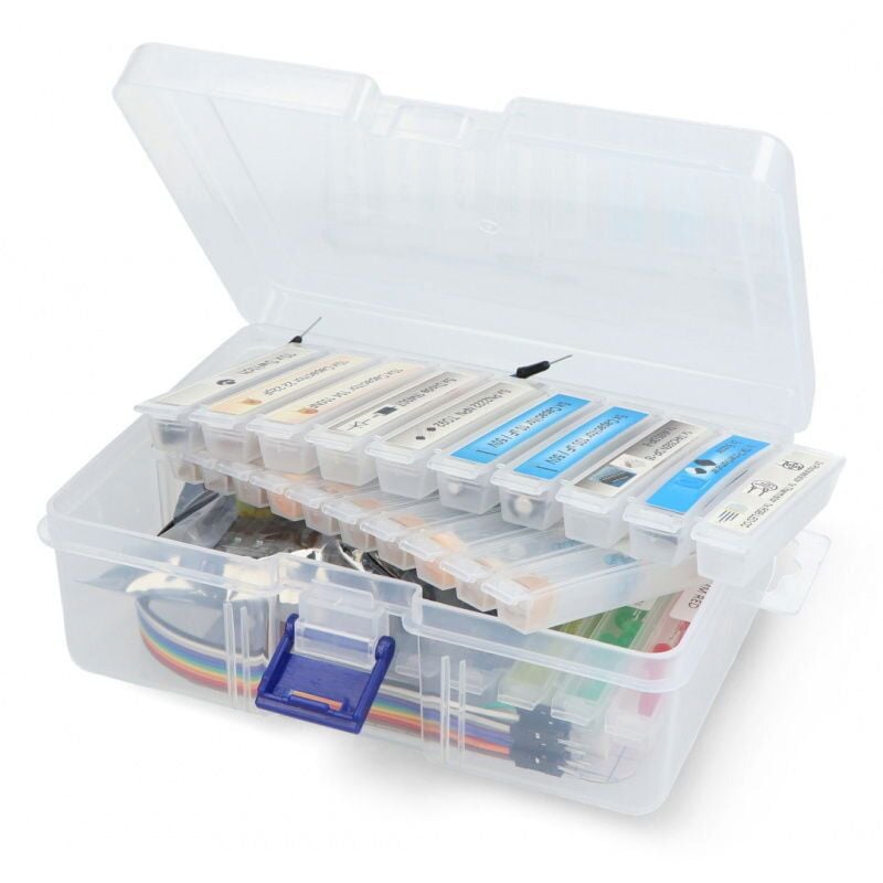 Elektronikksett med 235 komponenter – LED, motstander, kondensatorer for Arduino