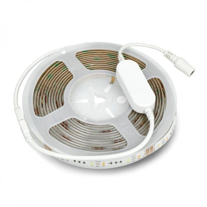LED-stripe 12 V, IP65, 24W, 90 dioder/m,  5m