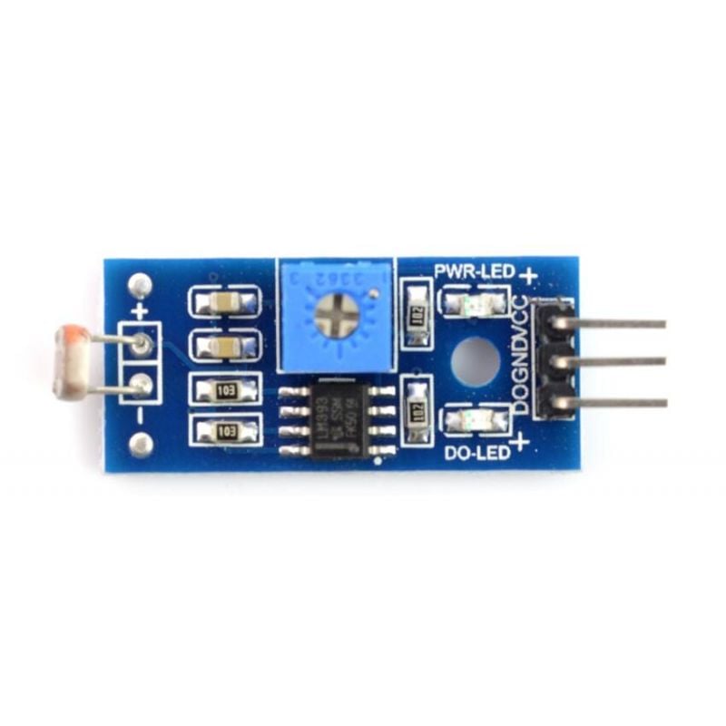 Fotoresistor digital lyssensormodul med potentiometer, 3,3–5 V