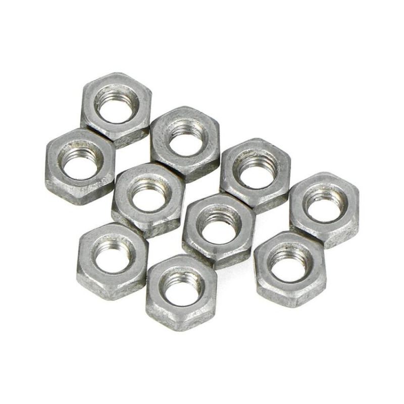 M3-muttere metall, 10 stk