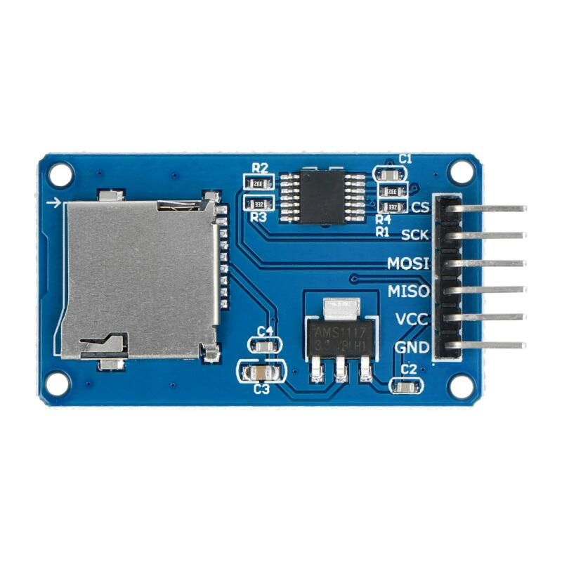 MicroSD kortlesermodul med SPI for Arduino og STM32