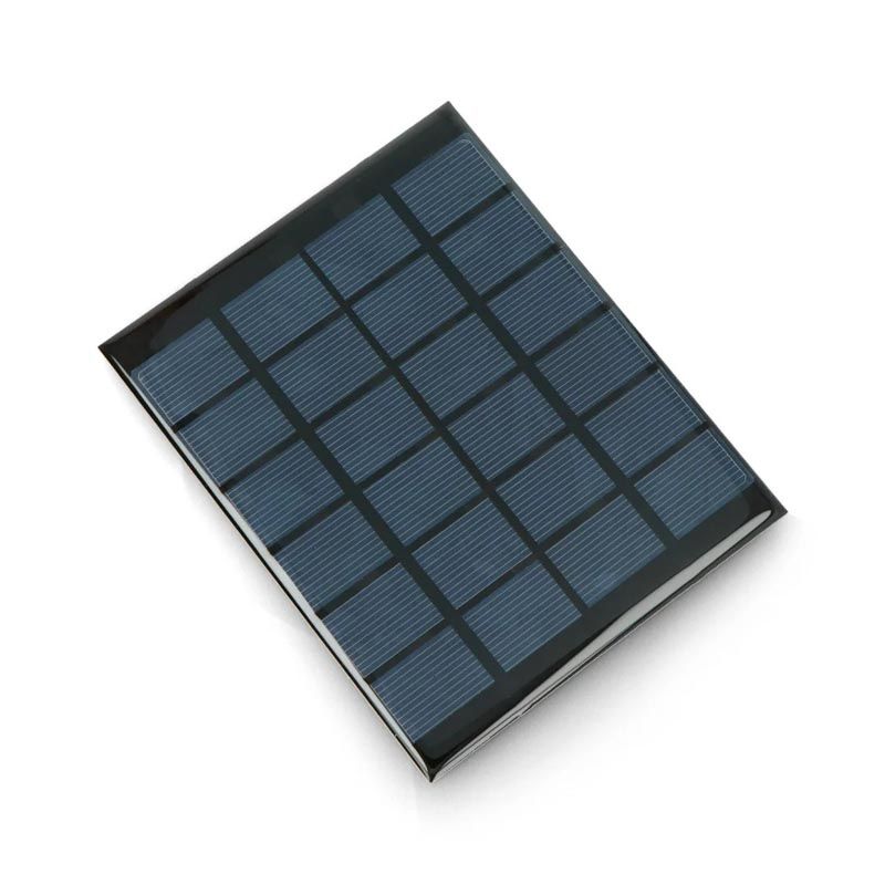 Mini solcelle 1 W / 6 V – 136 × 110 × 3 mm