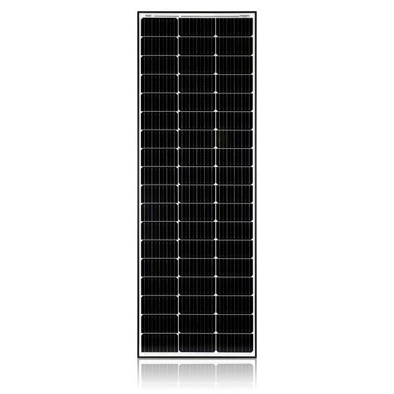 Monokrystallinsk solcellepanel 165W for bobil og båt
