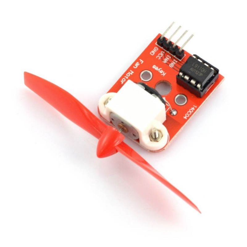 DC-motor med propell og L9110 kontroller 