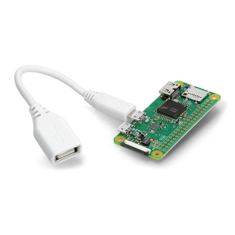 OTG microUSB-kabel 15cm til Raspberry Pi Zero og USB-A