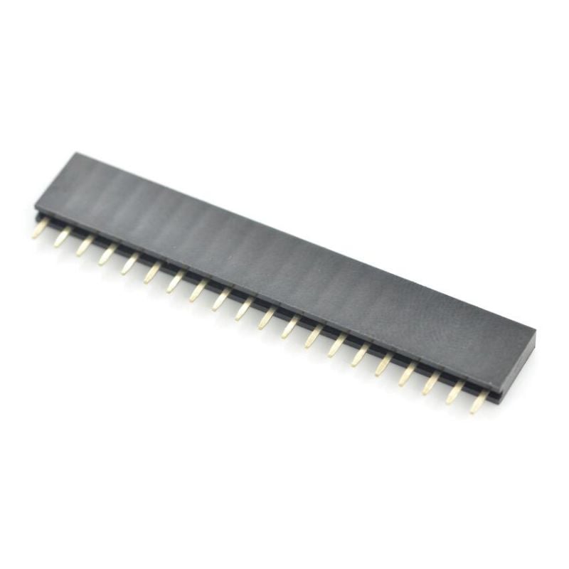 Pinnekonnektor hunn 1x20pin 2,54mm, gjennomhullsmontasje