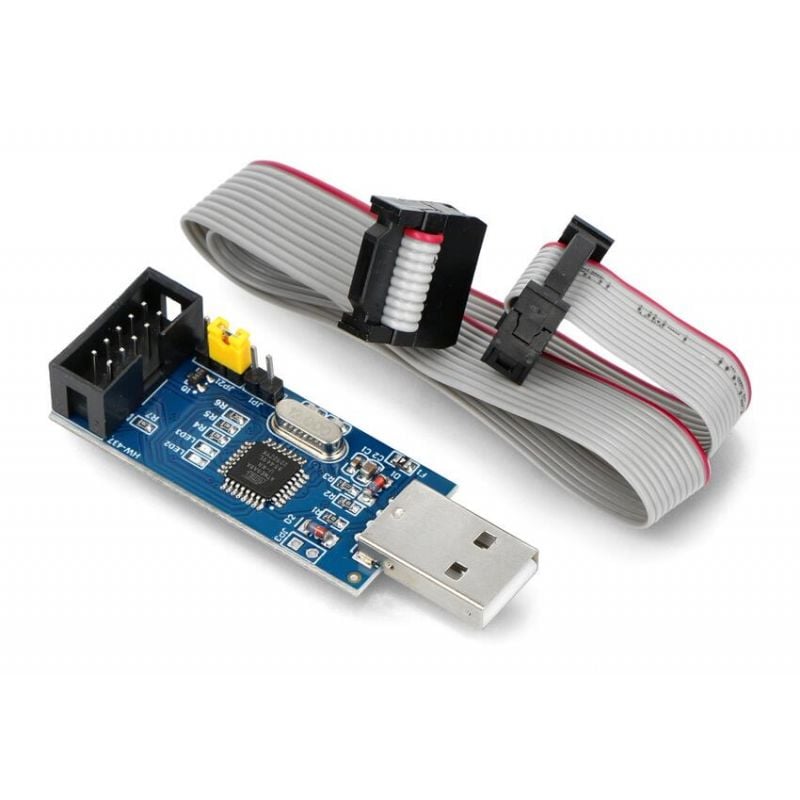 Programmer for AVR og MCS-51, 3,3 V / 5 V, ISP, med IDC-kabel
