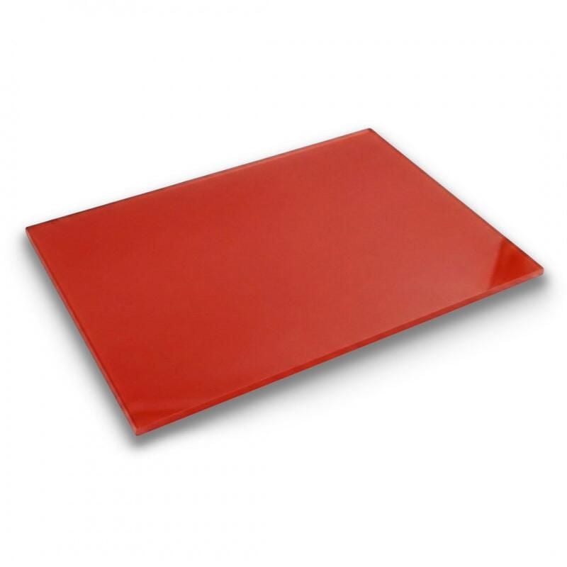 Knallrød pleksiglass 3mm, 400×600mm, støpt akryl Cell Cast