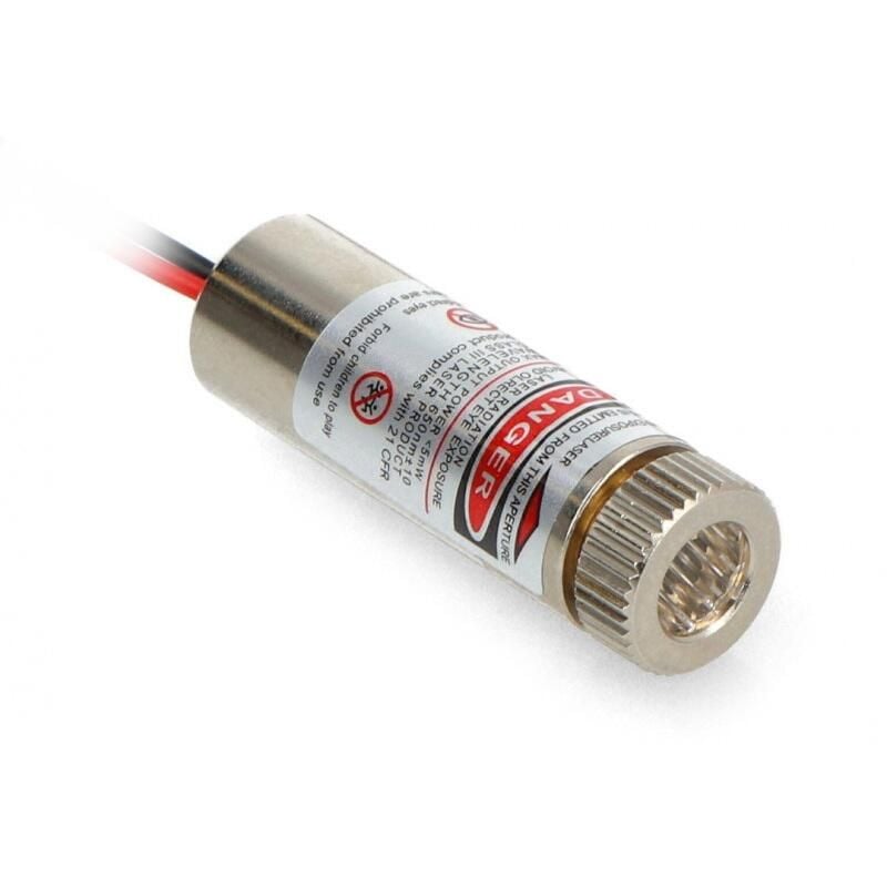 Laserdiode 5mW 650nm 5V med rød linje