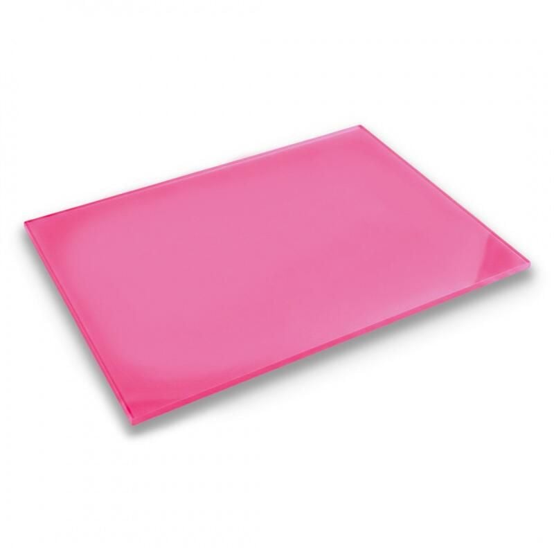 Rosa akrylplate PMMA 3mm, Cell Cast, storformat 400×600mm