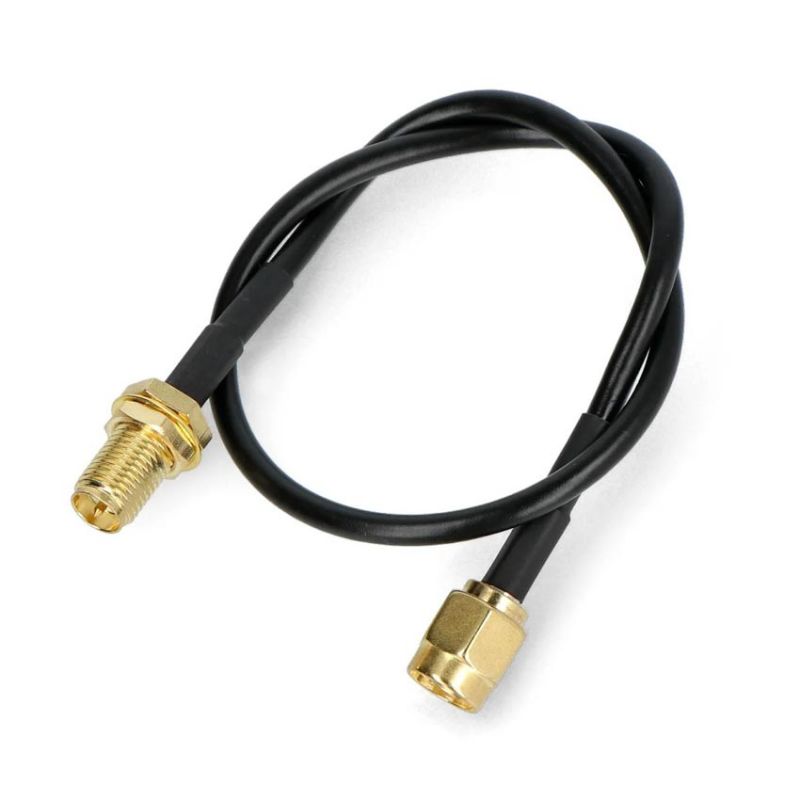 RP-SMA antennekabel hann-hunn, koaksial, 25 cm – visning 1